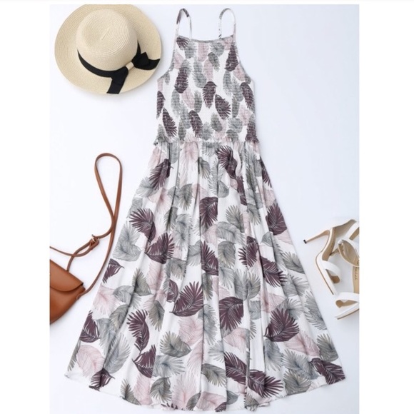 Zaful Dresses & Skirts - Zaful leaf dress